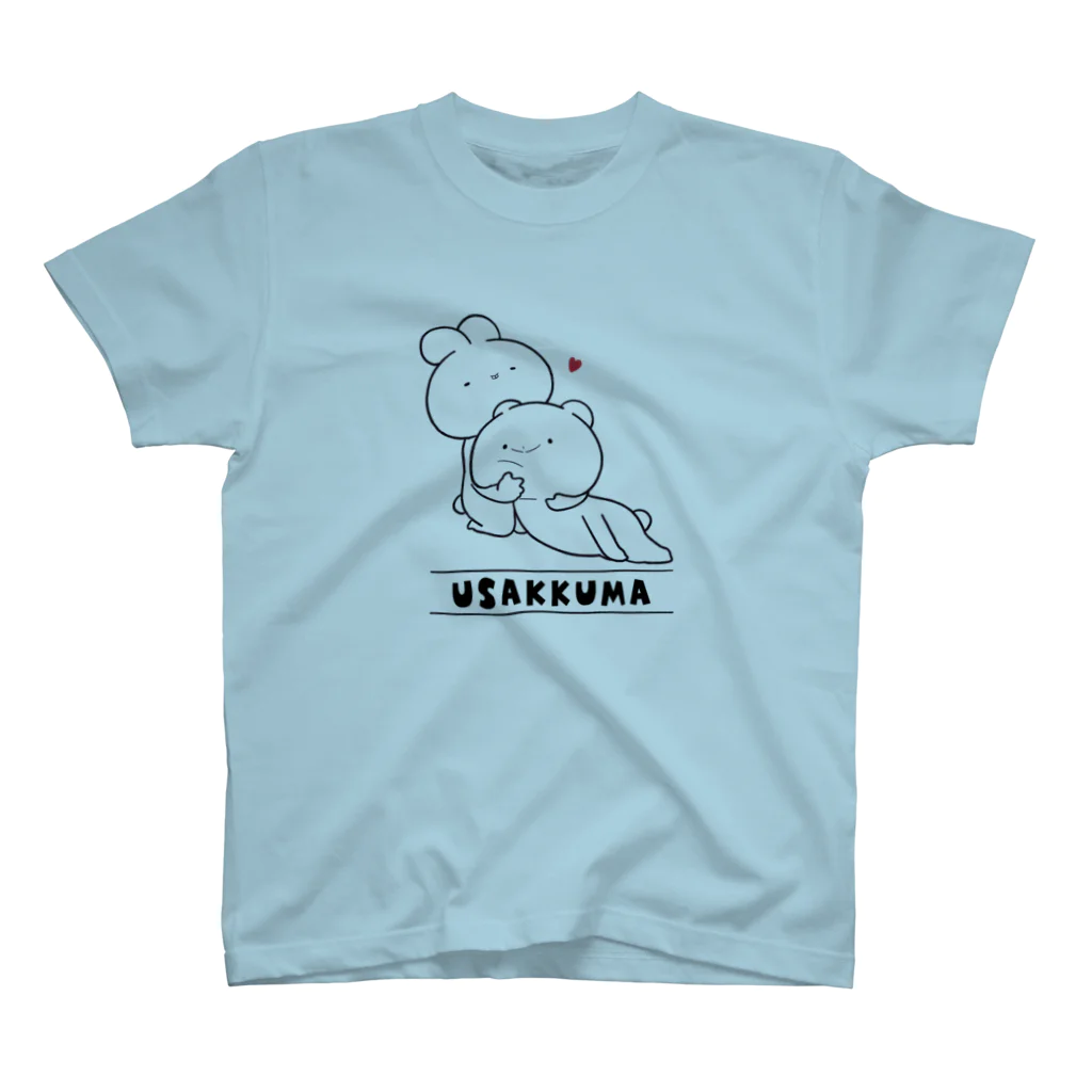 ゆる×ラブ♡うさっくまSHOP(usakkuma-Shop)のぎゅーっ スタンダードTシャツ