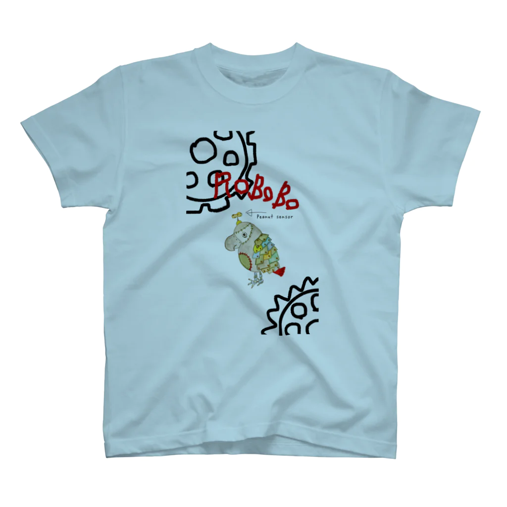 ねこぜや のROBOBO 福ちゃんロボ 歯車② Regular Fit T-Shirt