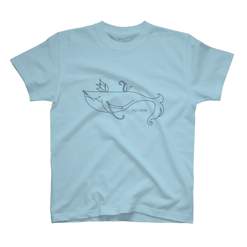 ARCANUMのARCANUM クジラさん Regular Fit T-Shirt