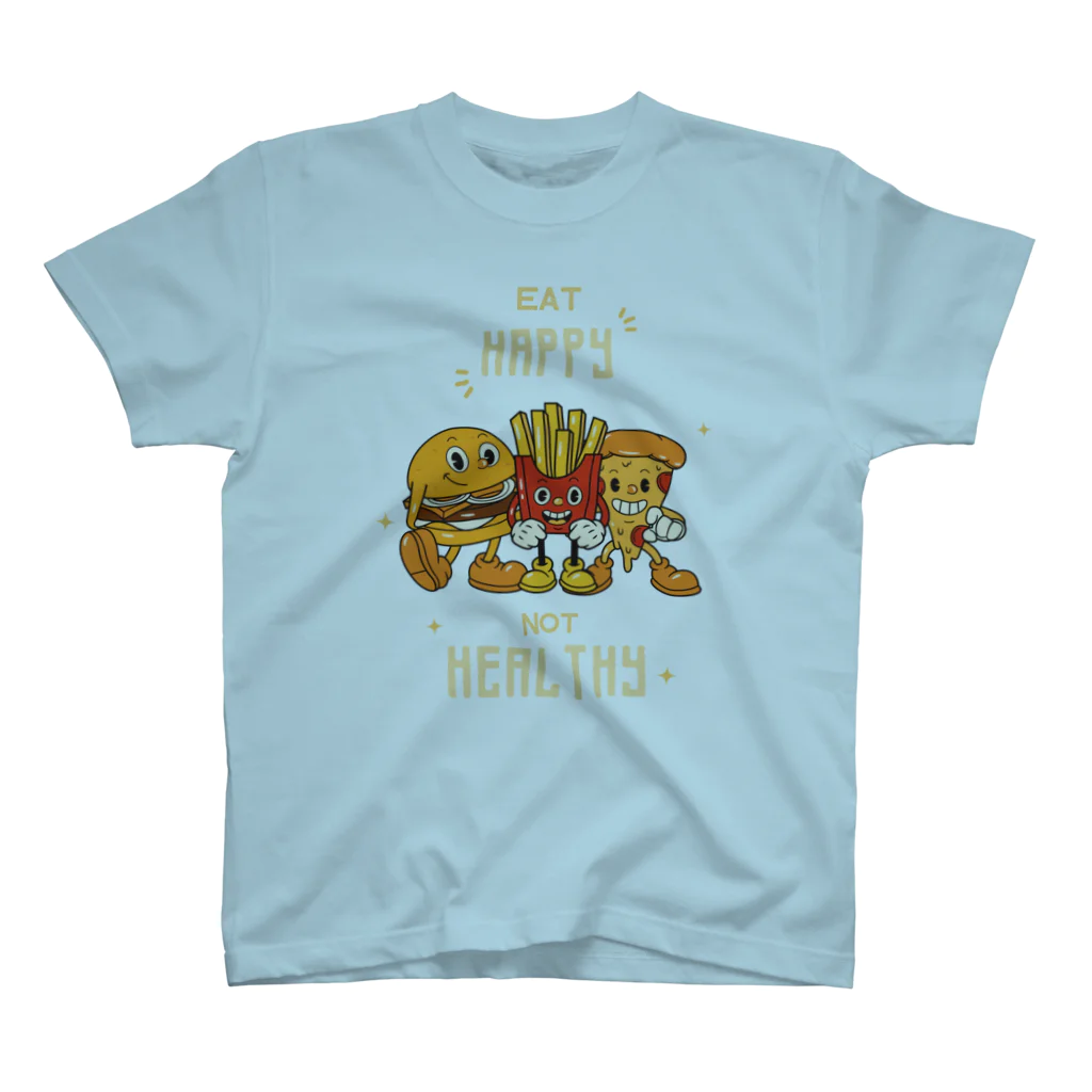 jamfish_goodiesのEAT HAPPY スタンダードTシャツ