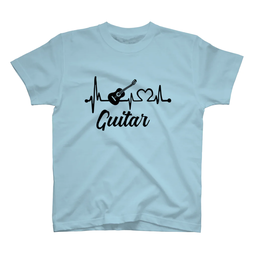 MELLOW-MELLOWのHearts Guiter Regular Fit T-Shirt