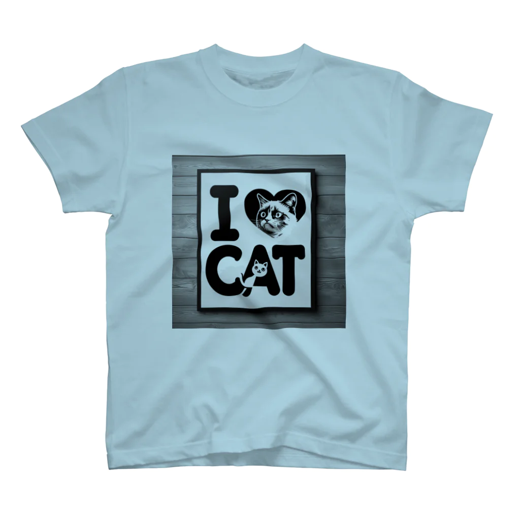 ktlineのI lOVE CAT! スタンダードTシャツ