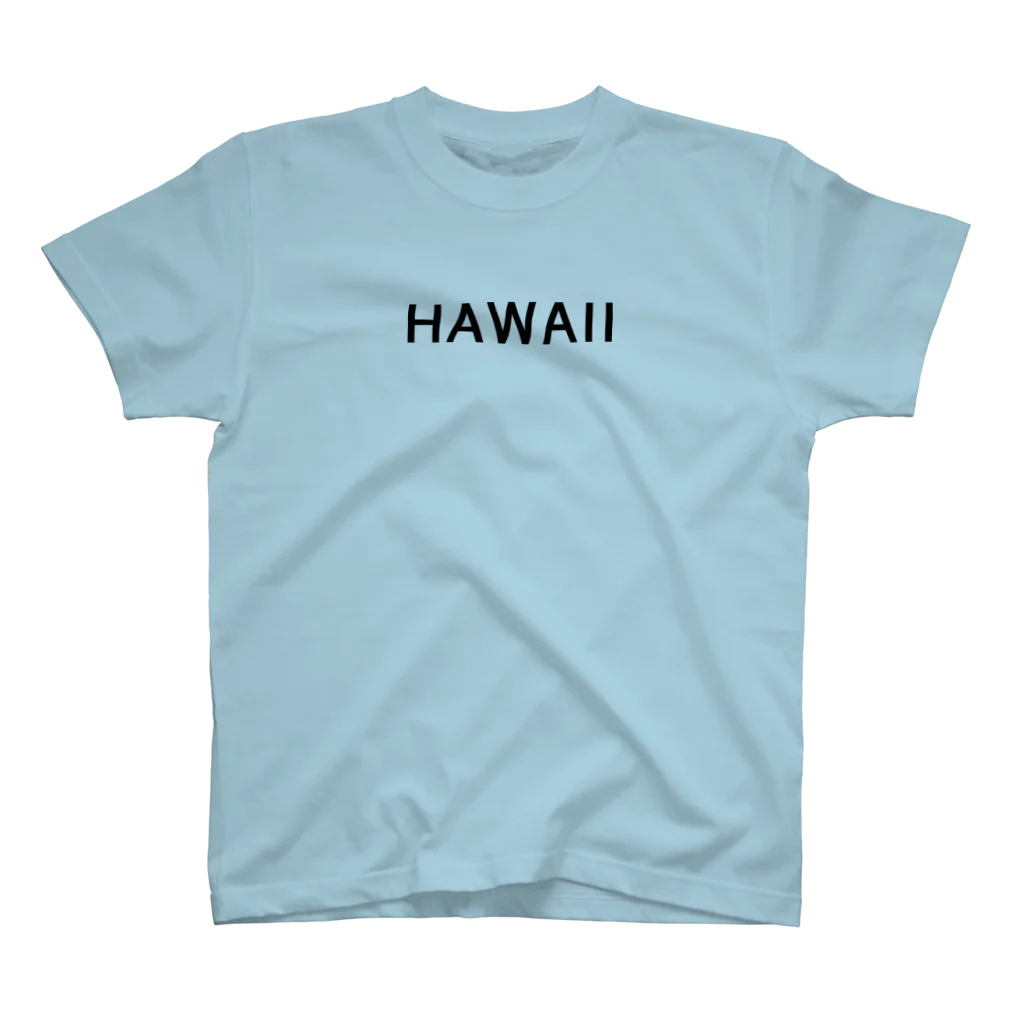 Souvenir HawaiiのJUST HAWAII (BLACK) スタンダードTシャツ