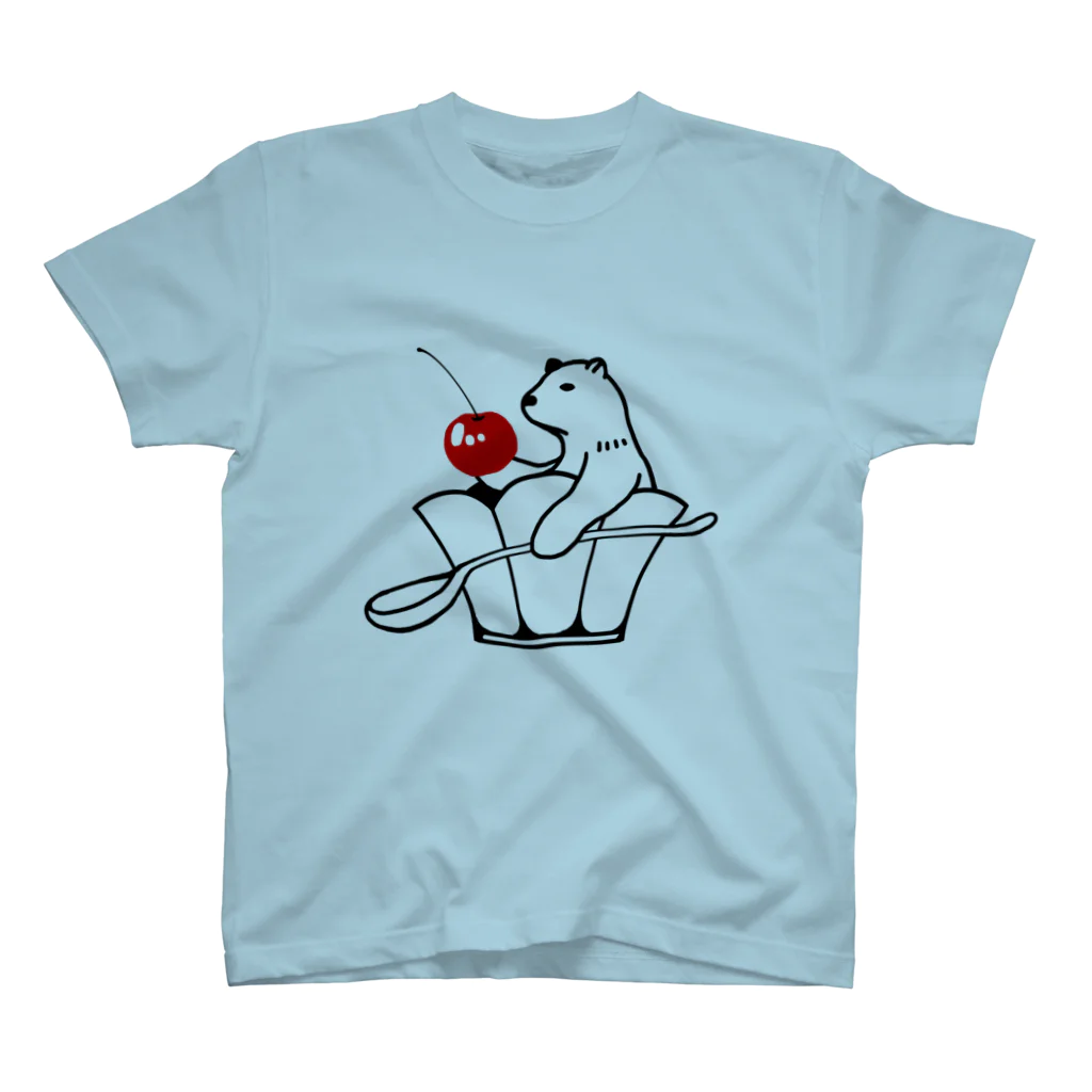 ヒヨッコ堂のひんやりシロクマ Regular Fit T-Shirt