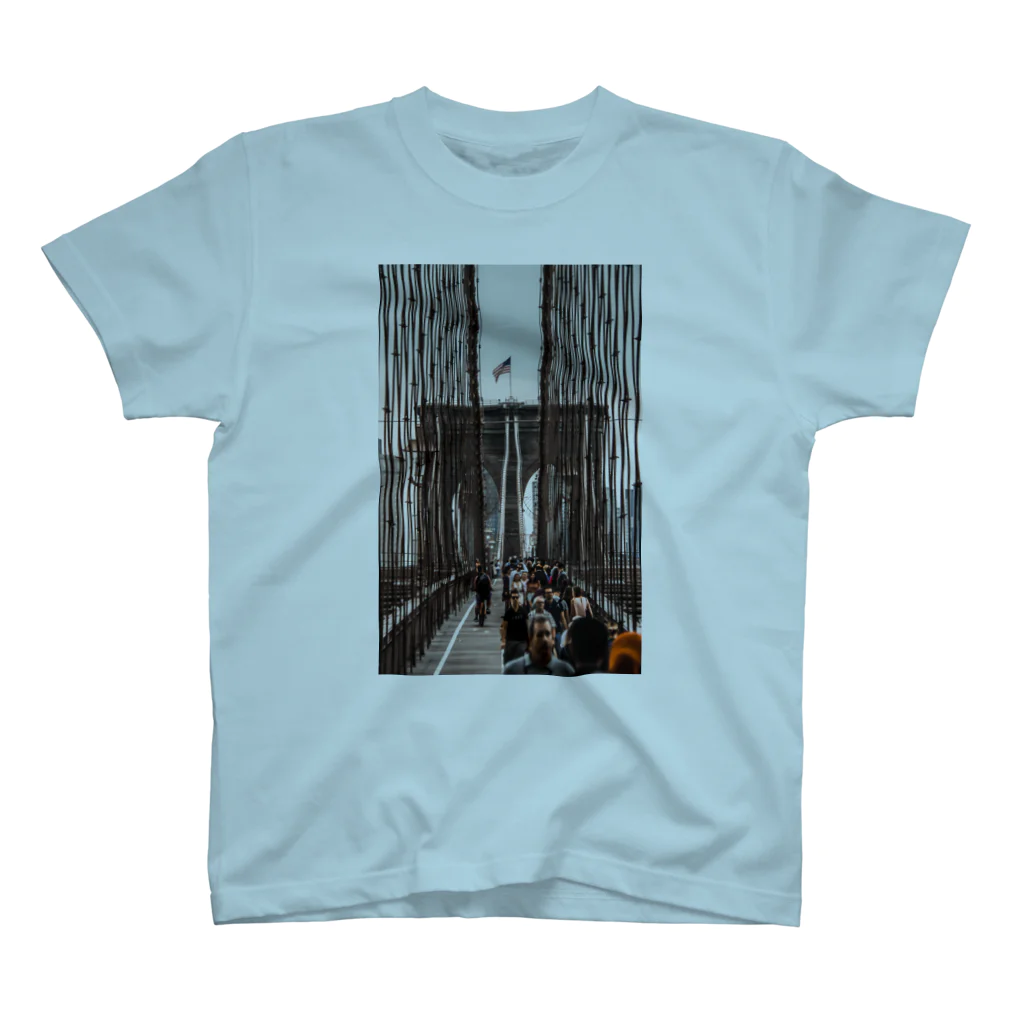 T-shopのBrooklyn Bridge スタンダードTシャツ