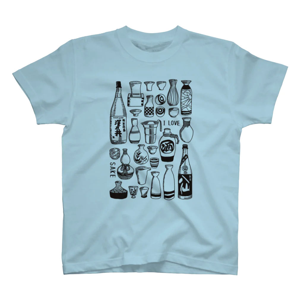 はなのかふぇ＊銭湯とか酒とかの日本酒が好きな人に是非着ていただきたい  スタンダードTシャツ