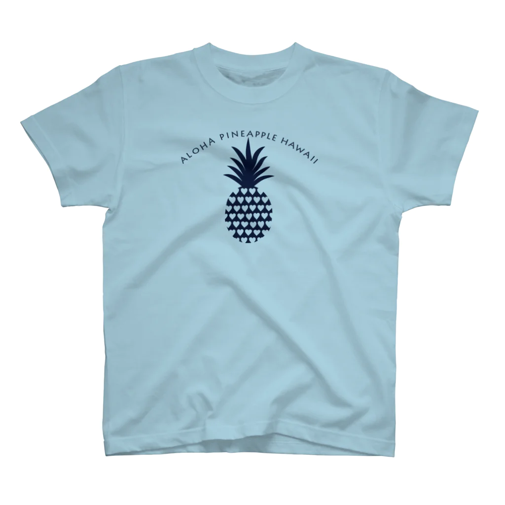 aloha_pineapple_hawaiiのパイナップル(heart)035 Regular Fit T-Shirt