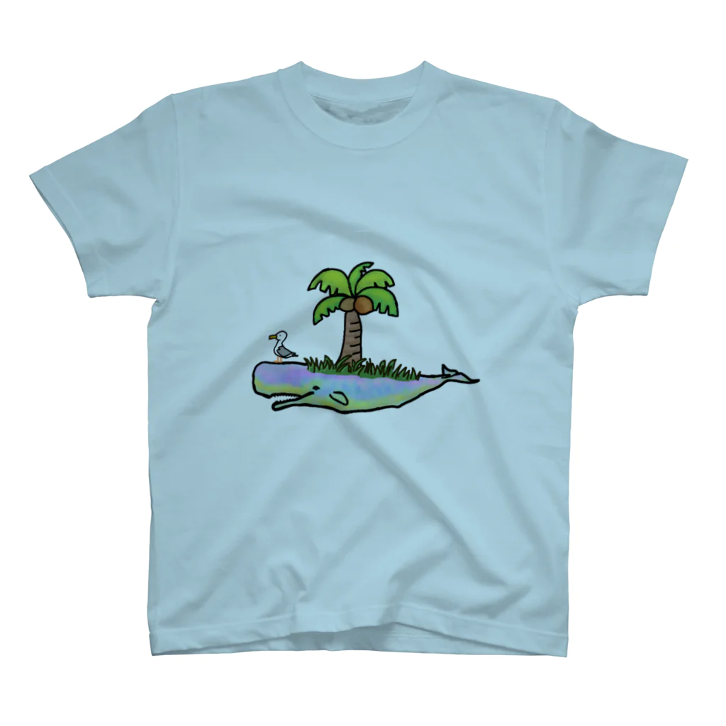 GRKSのマッコウクジラ(ヤシの木) スタンダードTシャツ