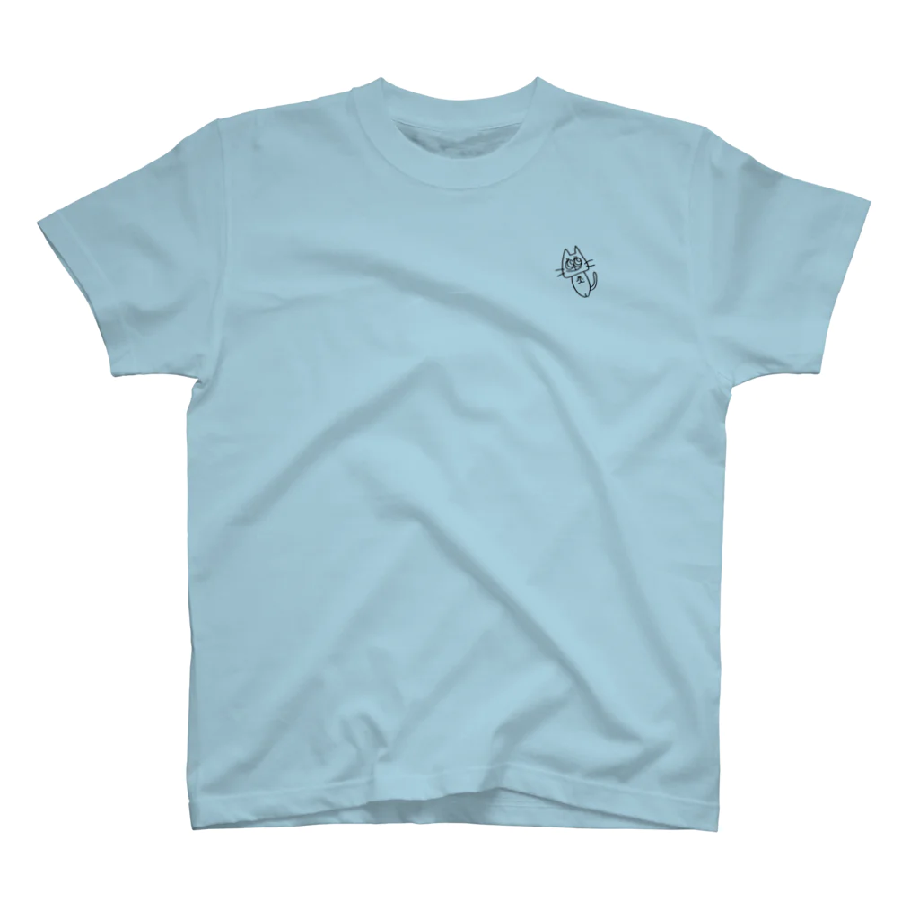 Sound of Wavesのこねこのみーこ裏表印刷 Regular Fit T-Shirt