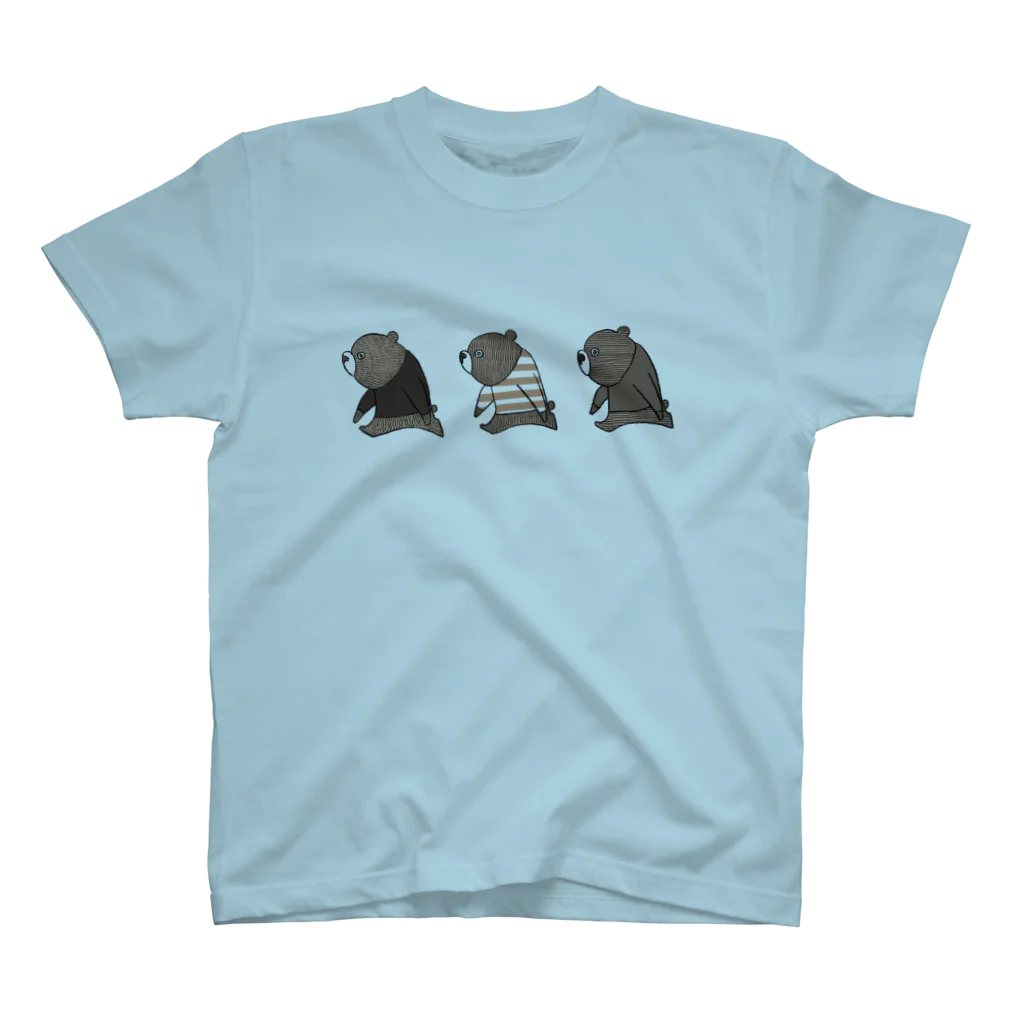 kumax69の子熊トリオ スタンダードTシャツ