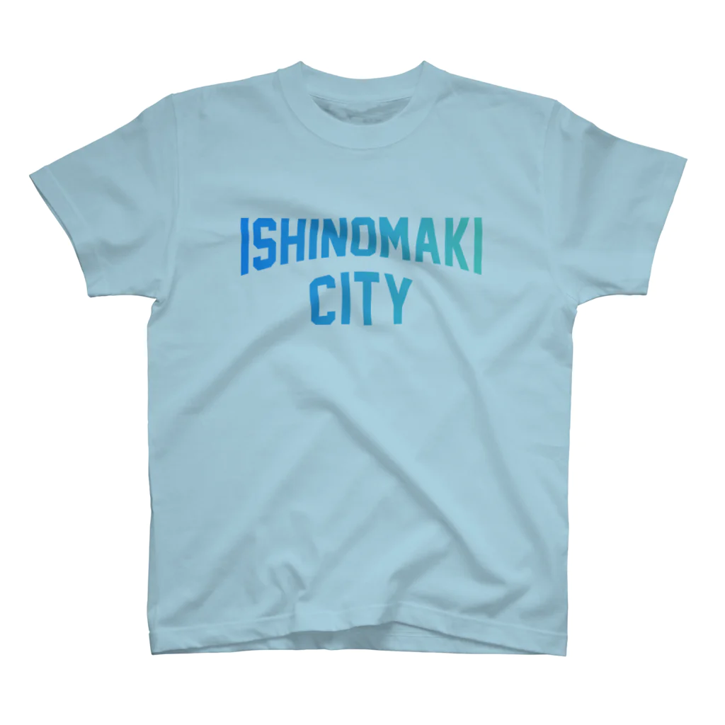 JIMOTO Wear Local Japanの石巻市 ISHINOMAKI CITY スタンダードTシャツ