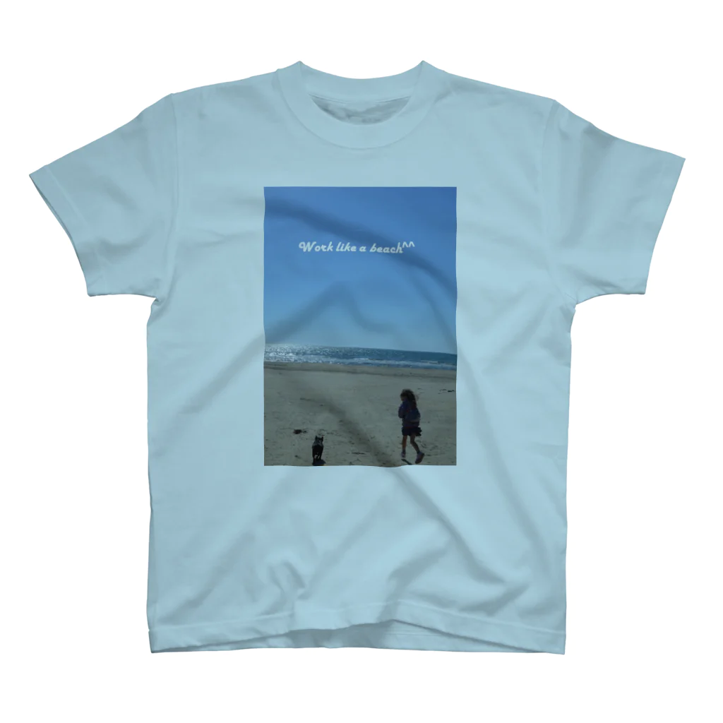 Peach OtherのWork like a beach スタンダードTシャツ