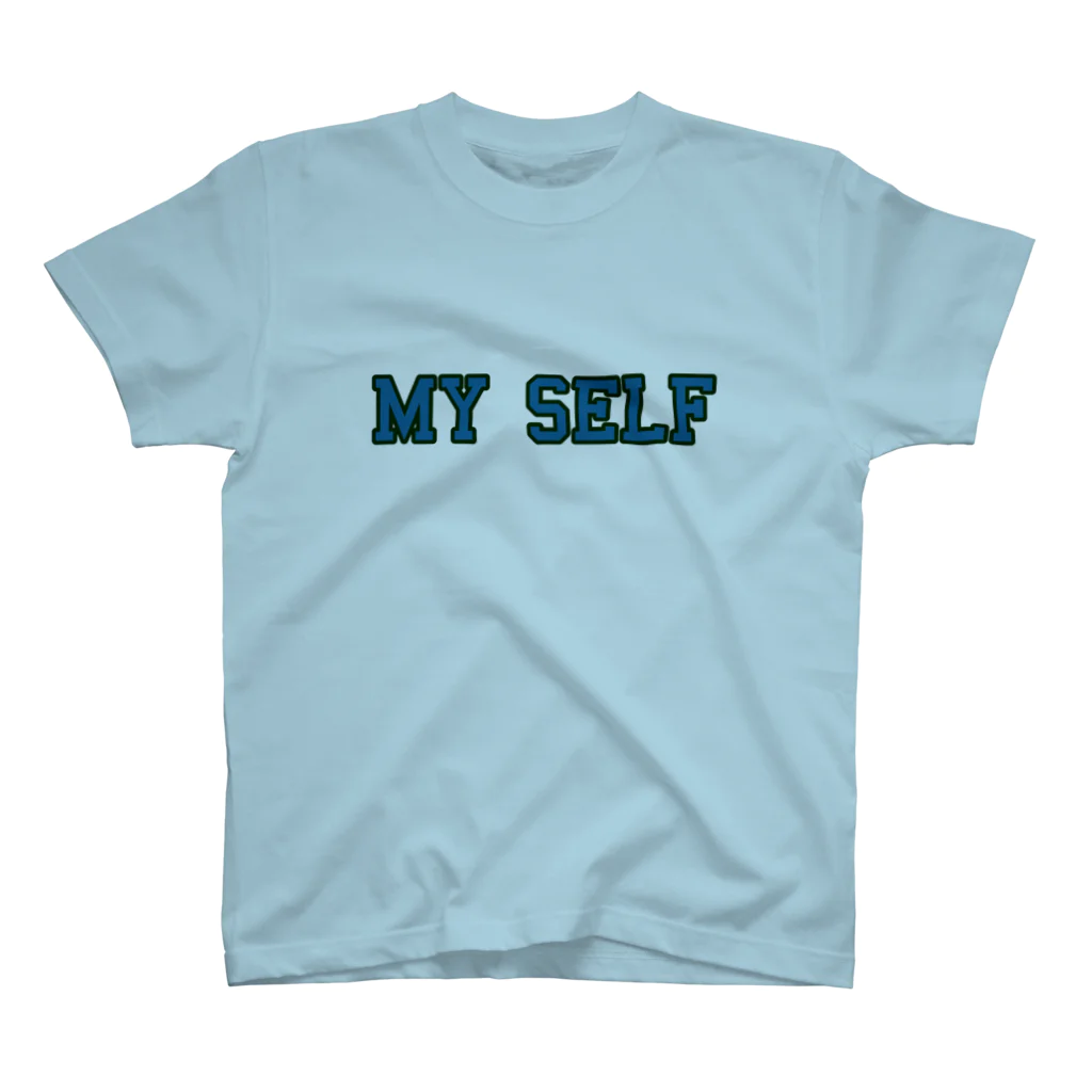 MySelf®︎のMy Self college logo  スタンダードTシャツ