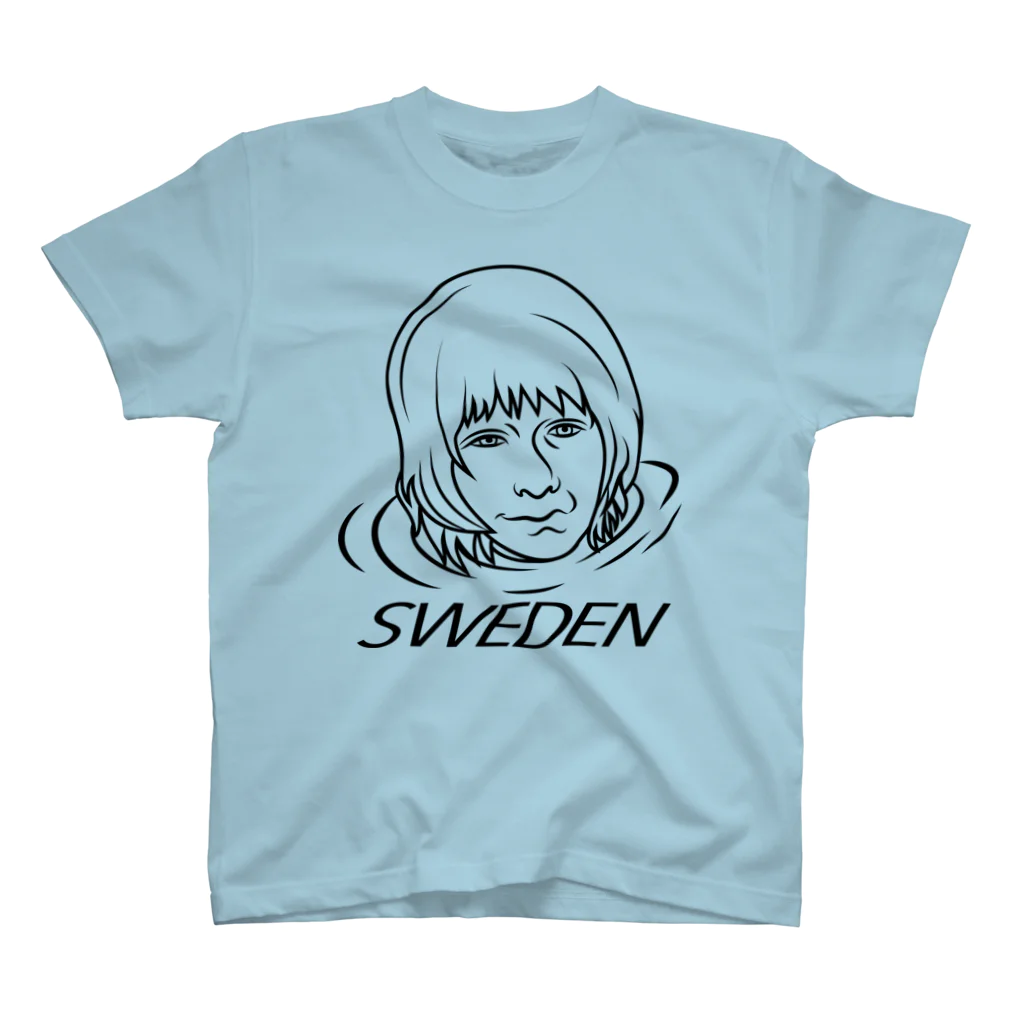 AMAZING LANDのスウェーデンの少年A スタンダードTシャツ