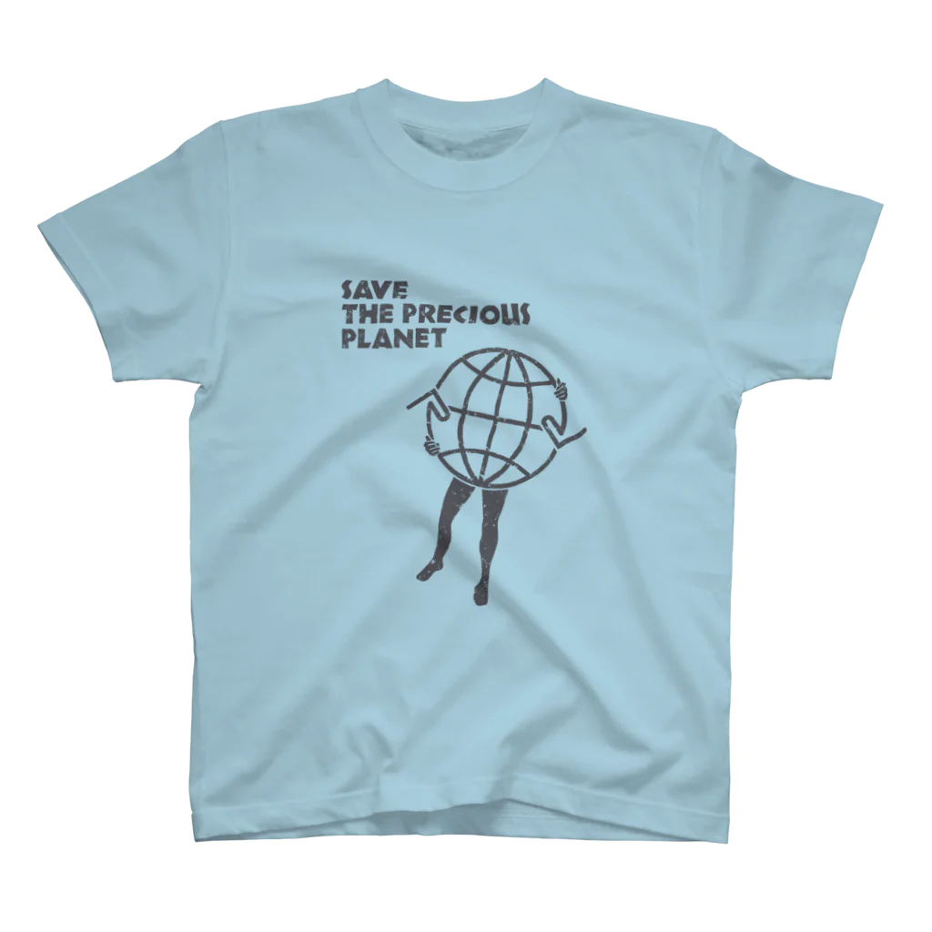 ニャンモナイト商會のSave the precious planet Regular Fit T-Shirt