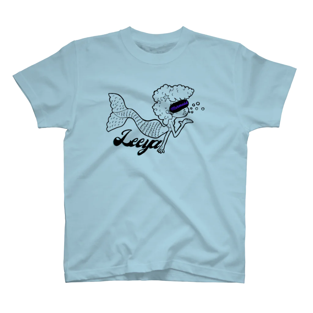 Leeya👑 KingdomのLeeya mermaid T🧜‍♀️ スタンダードTシャツ