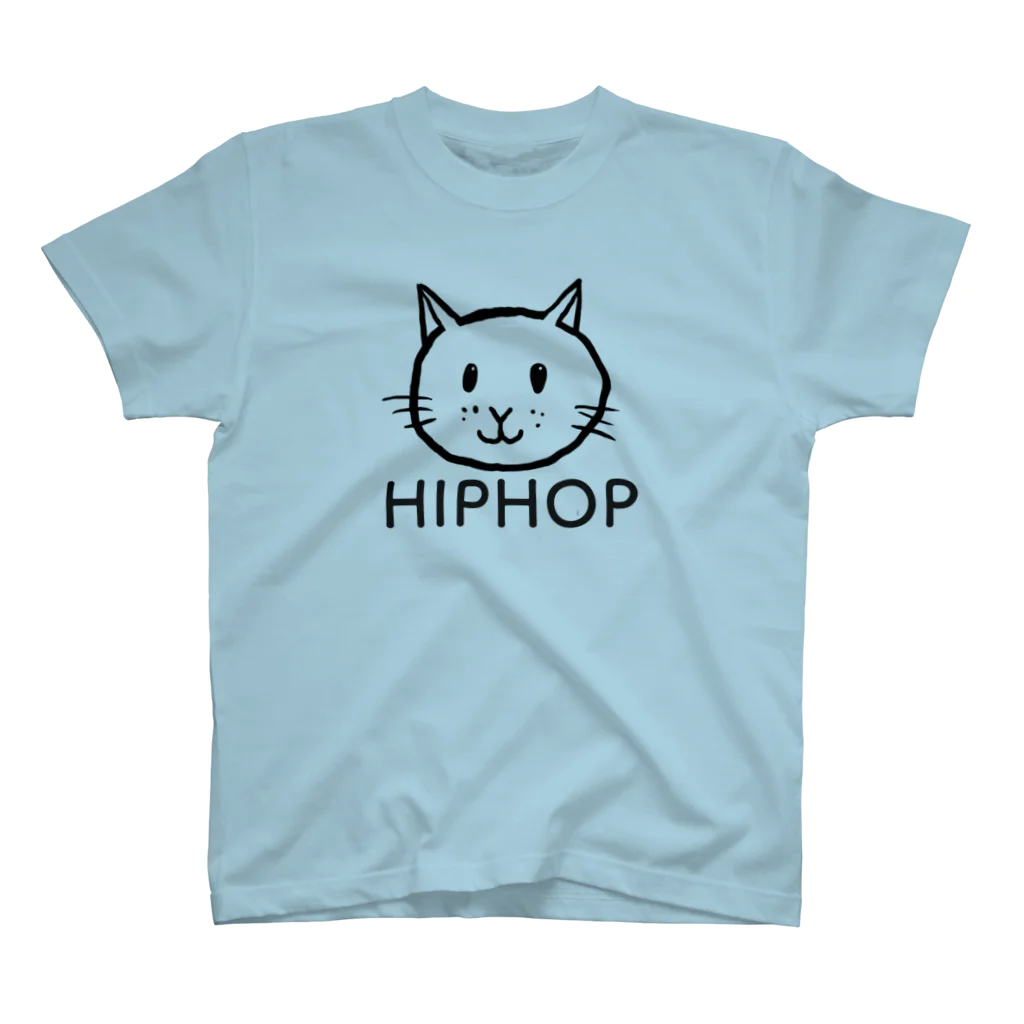 autorockwearのHIPHOP猫 スタンダードTシャツ