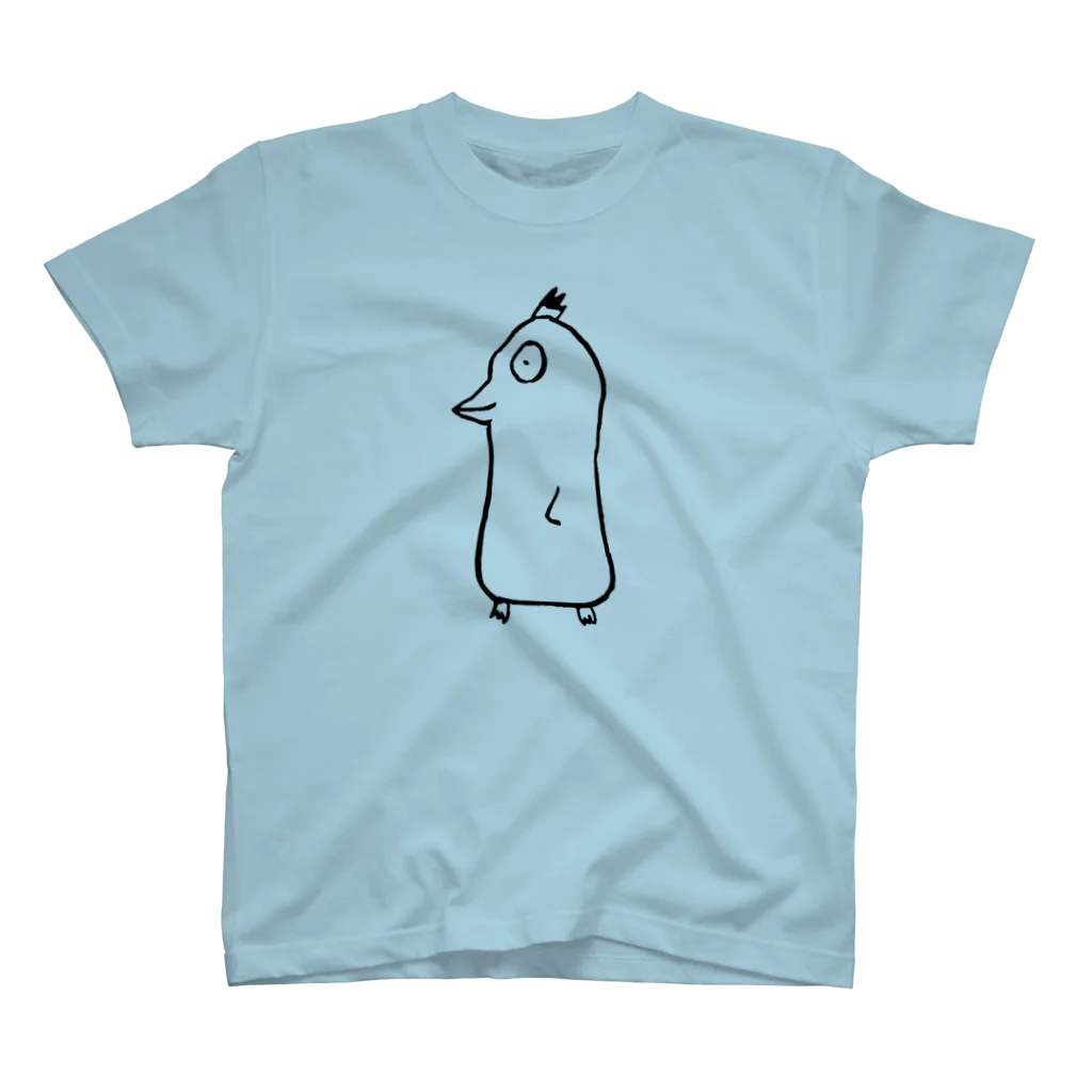 McCHERONE DEFINITIONのペンギンザムライ[淡色] スタンダードTシャツ