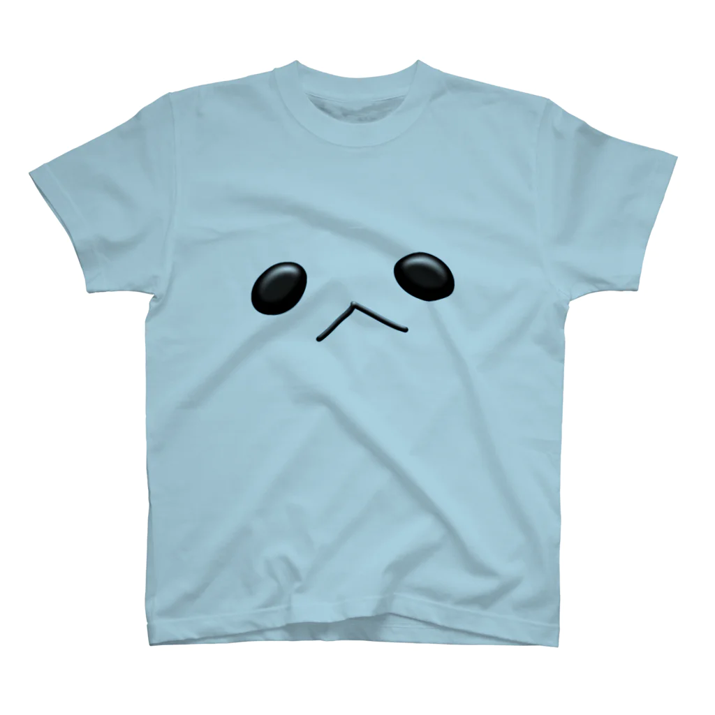 ラムネ食堂のラムネのオバケ(顔) 티셔츠