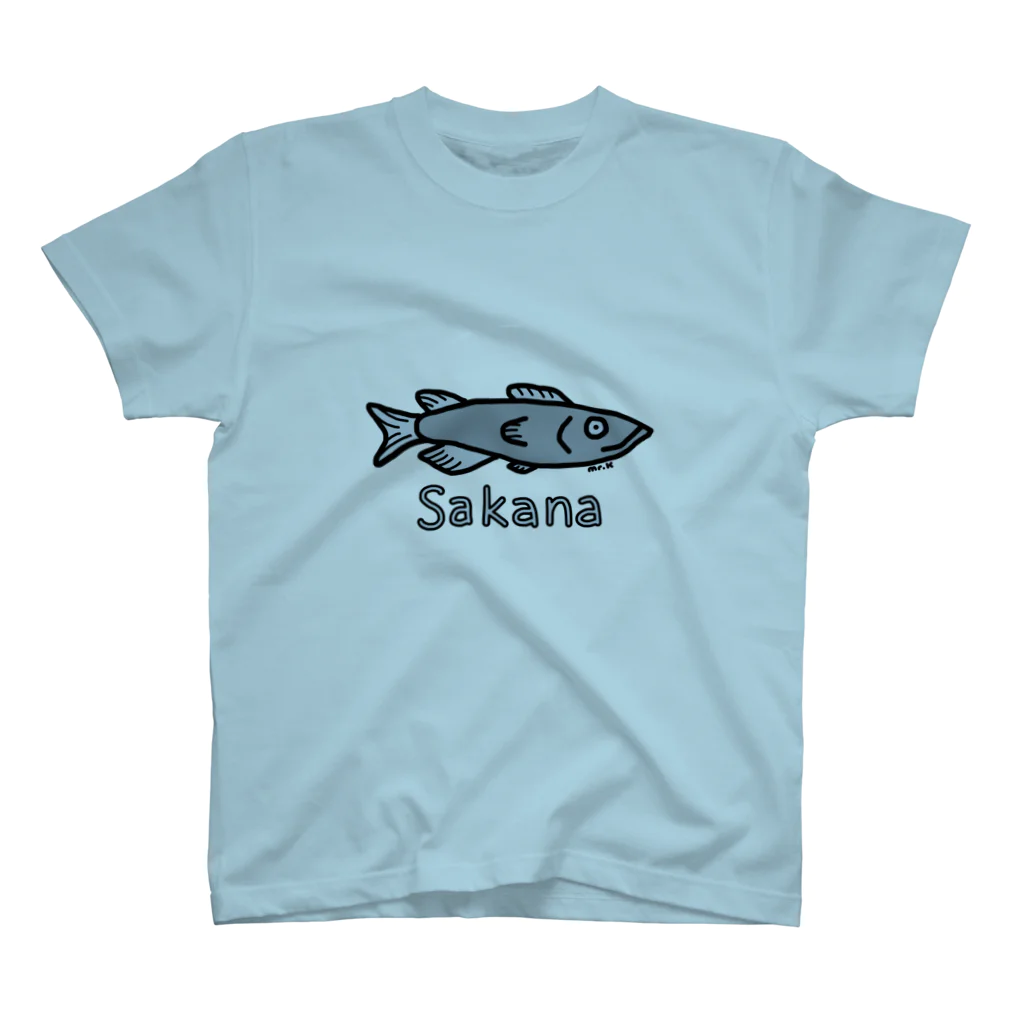 MrKShirtsのSakana (魚) 色デザイン スタンダードTシャツ