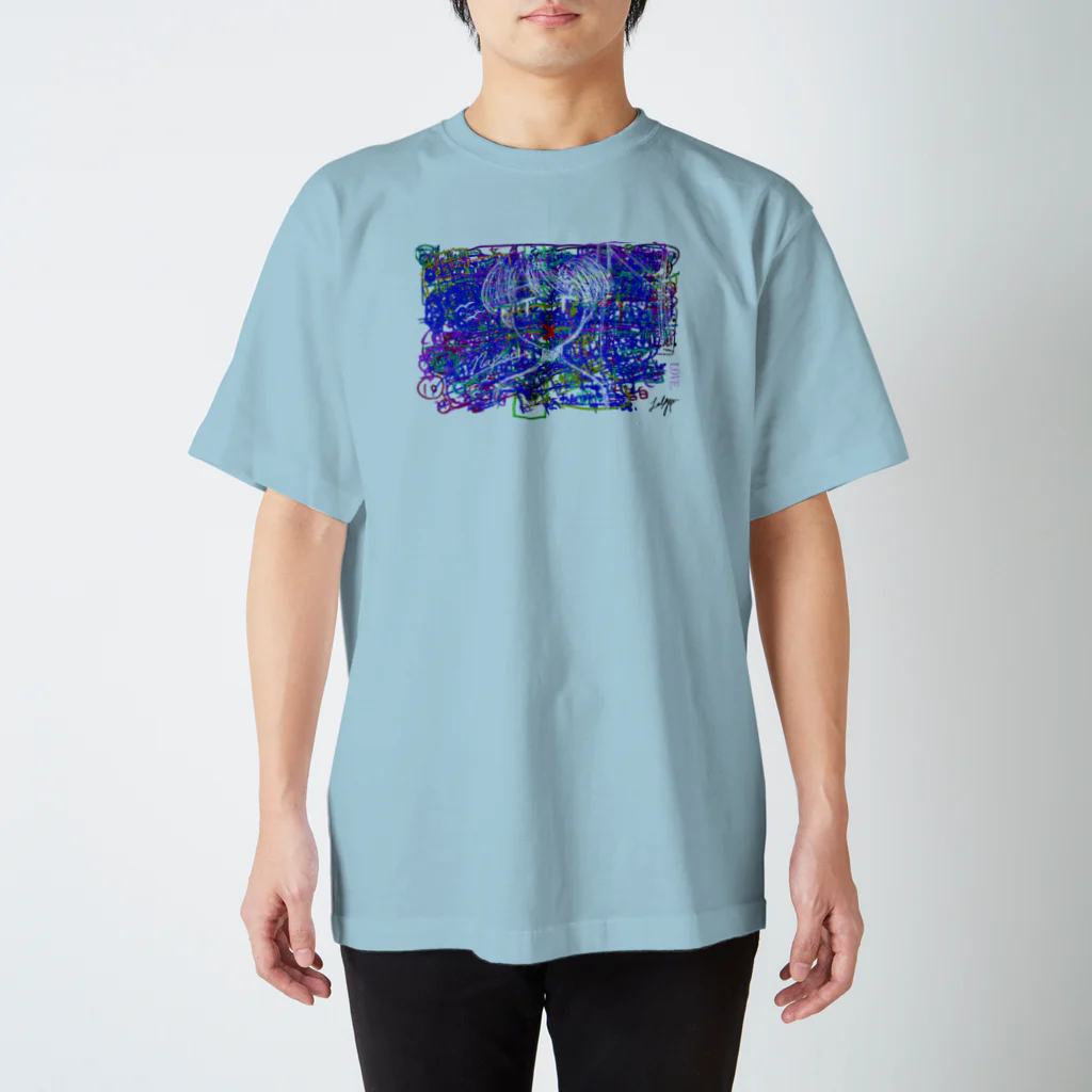 Lalo-JPN Twitchの「Love.」Ver.2 / "Vestiges of Streaming" Art. スタンダードTシャツ