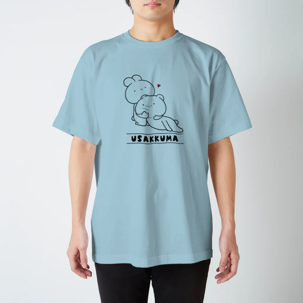 ゆる×ラブ♡うさっくまSHOP(usakkuma-Shop)のぎゅーっ スタンダードTシャツ