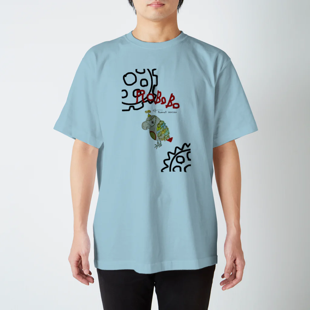 ねこぜや のROBOBO 福ちゃんロボ 歯車② Regular Fit T-Shirt