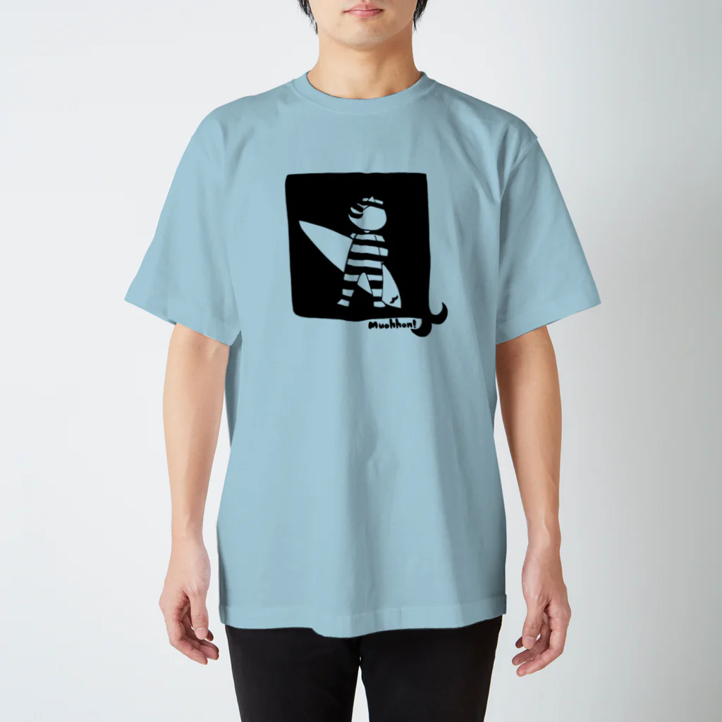 nyakamoのSurfing gentleman cat- 2018 summer - スタンダードTシャツ