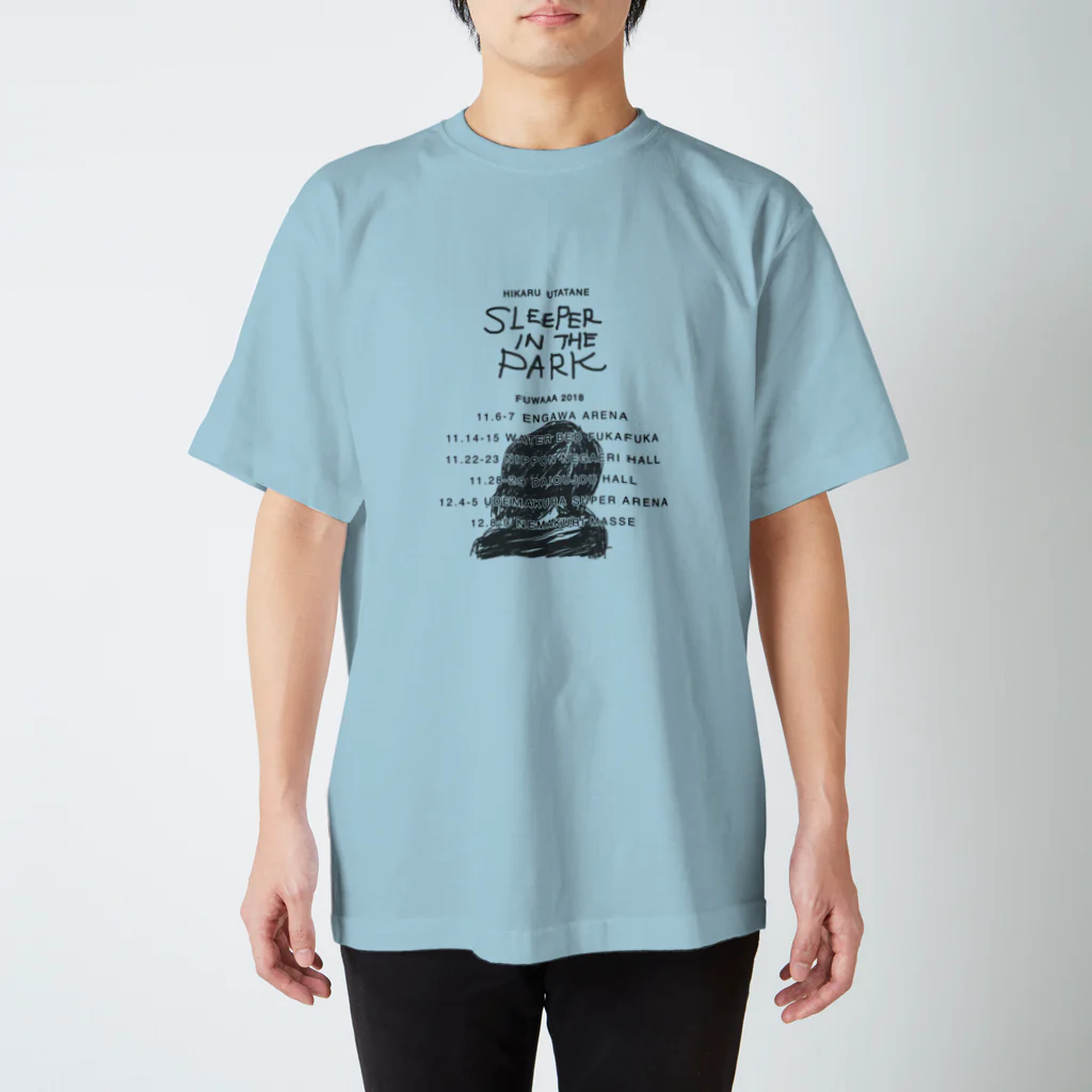 うたた寝ヒカルの『Sleeper in the Park』ふわぁ〜スケジュール入り スタンダードTシャツ