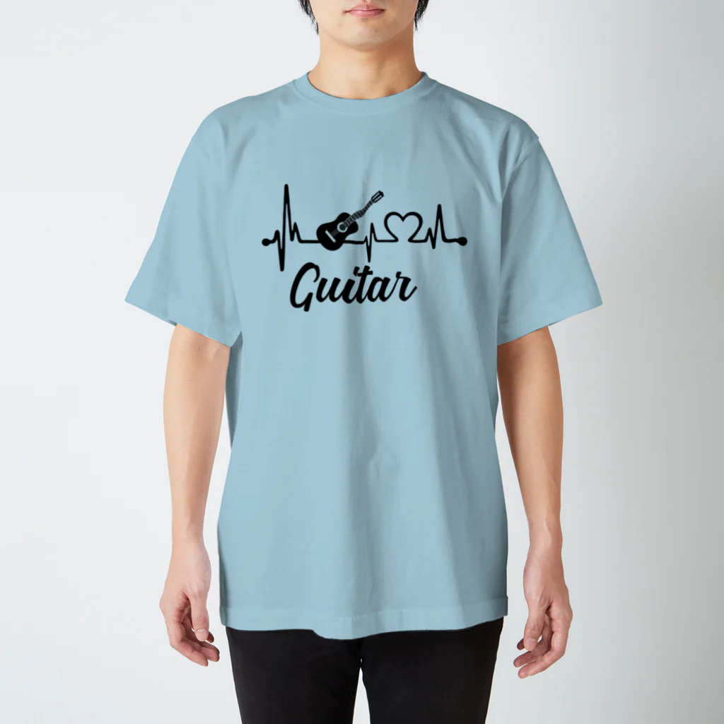 MELLOW-MELLOWのHearts Guiter Regular Fit T-Shirt