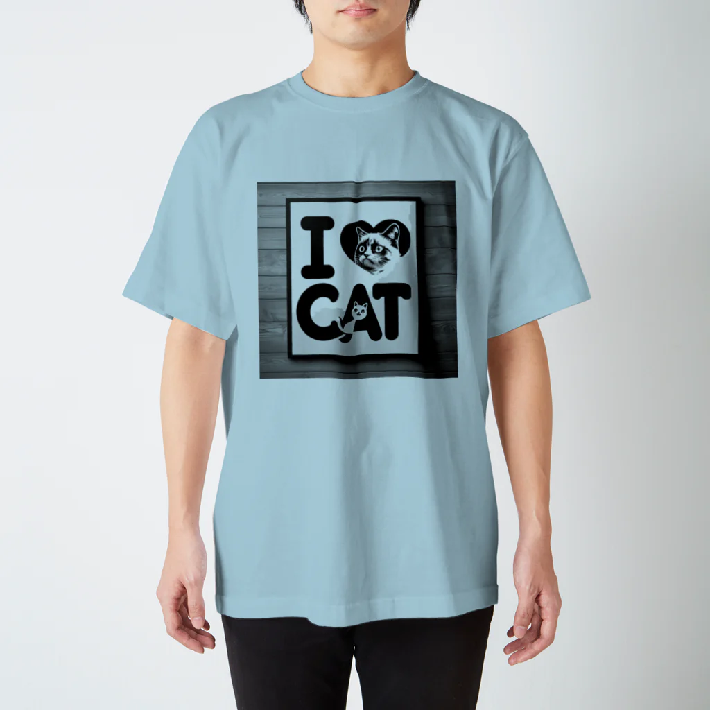 ktlineのI lOVE CAT! スタンダードTシャツ