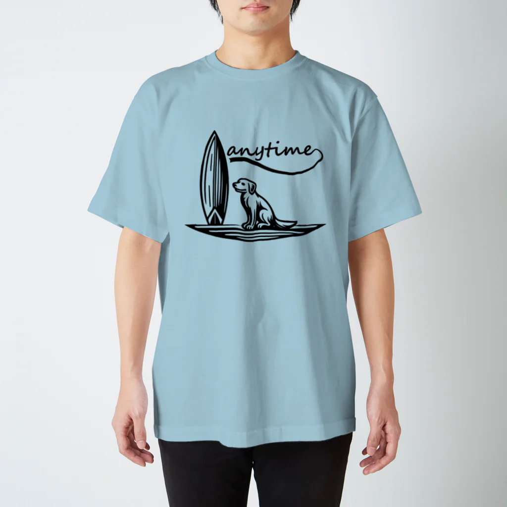 taiyaki styleのボードとイヌ Regular Fit T-Shirt