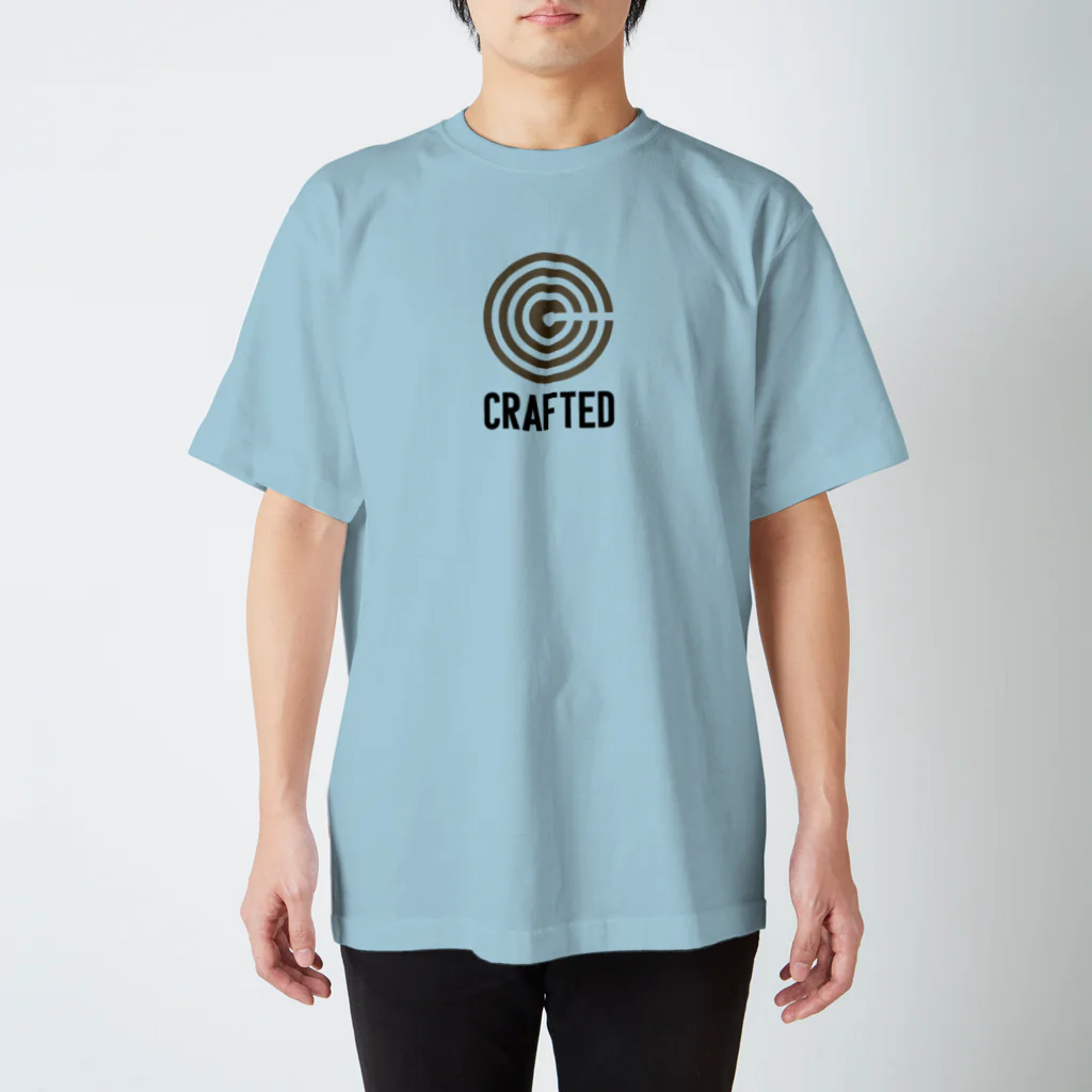 なかむらりか商店のCRAFTED　黒ロゴ Regular Fit T-Shirt