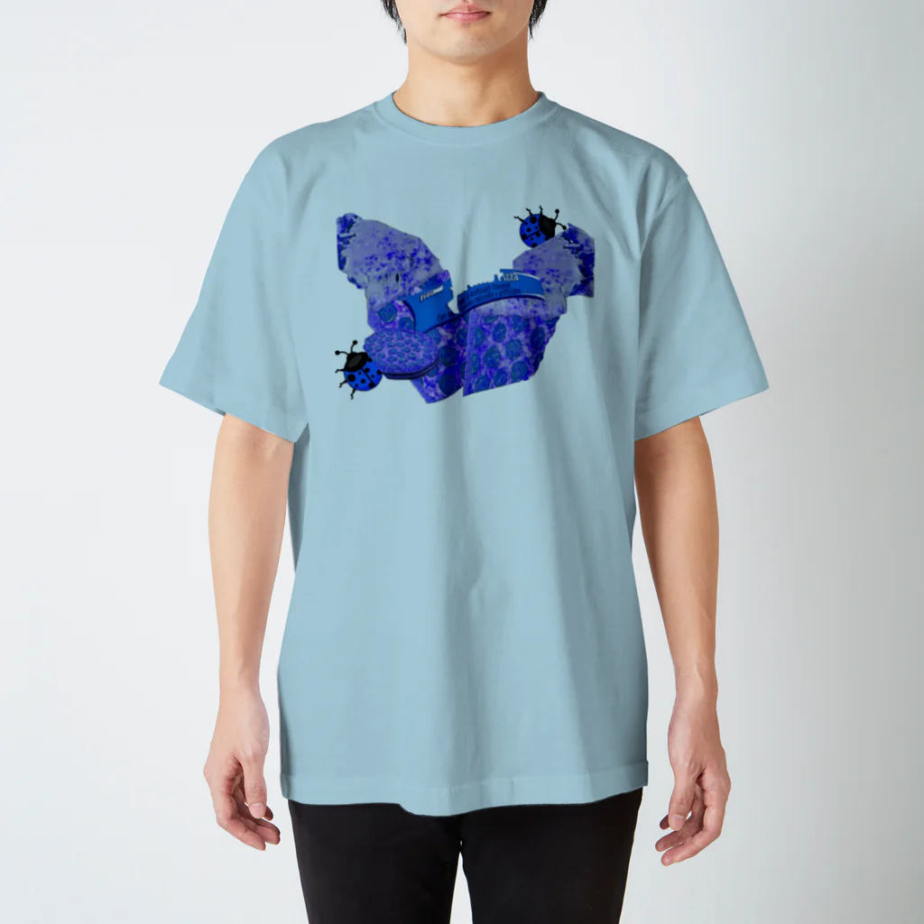 malienの青いてんとう虫ピザ スタンダードTシャツ