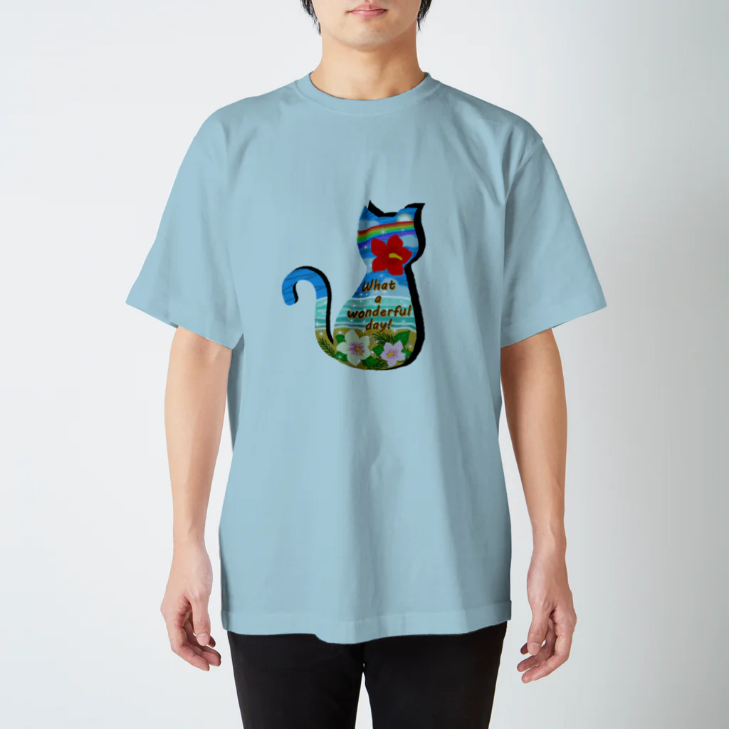 Yokokkoの店のCat Island♪ Regular Fit T-Shirt