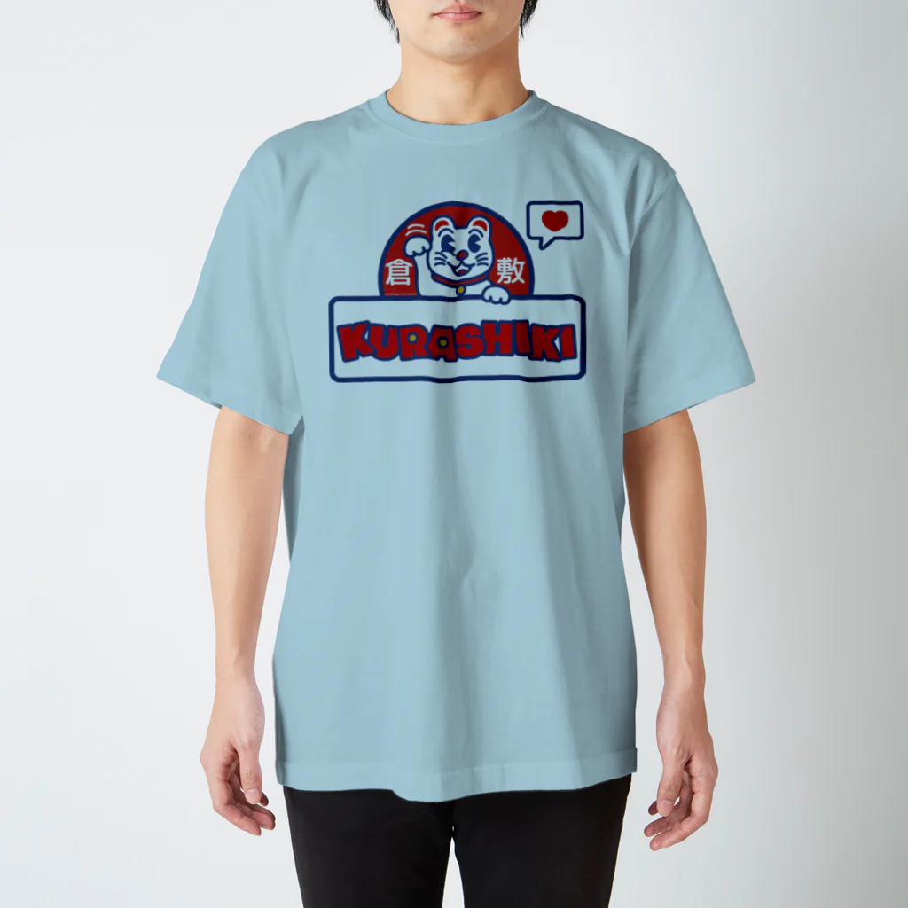 FORTUNE CAT STUDIOS WEB STOREのご当地シリーズ -倉敷 KURASHIKI- Regular Fit T-Shirt