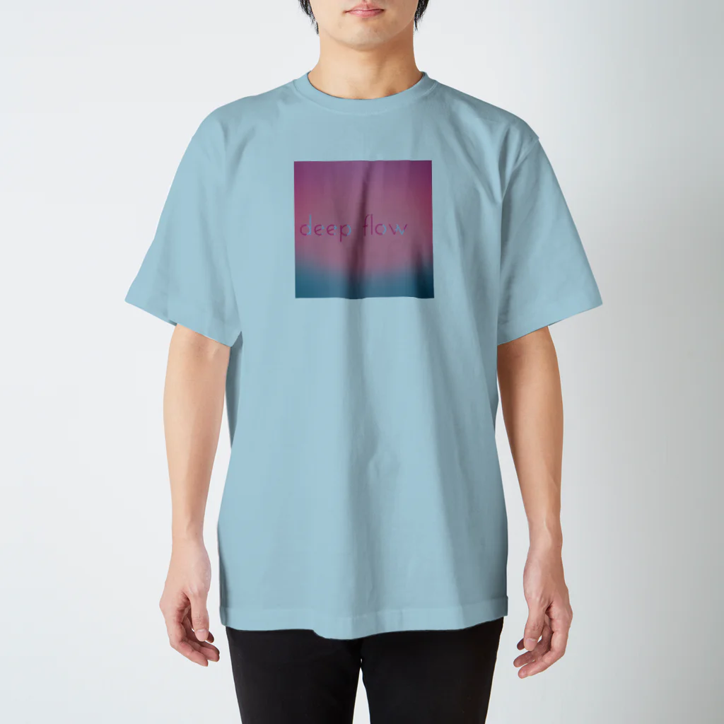 deepflowのTシャツワンピ ペールブルー Regular Fit T-Shirt