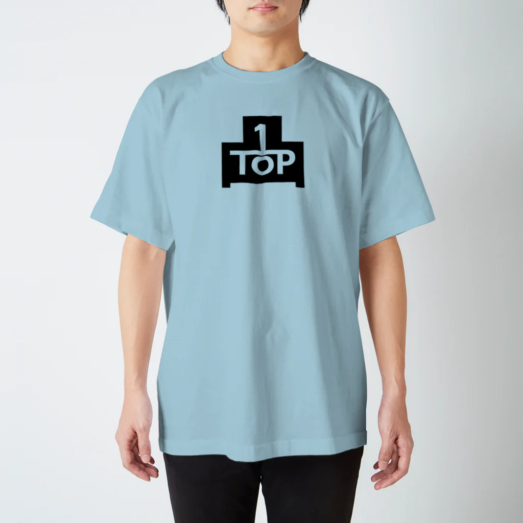 虚無の射精商店のTOP-BLACK（フロントのみ） Regular Fit T-Shirt