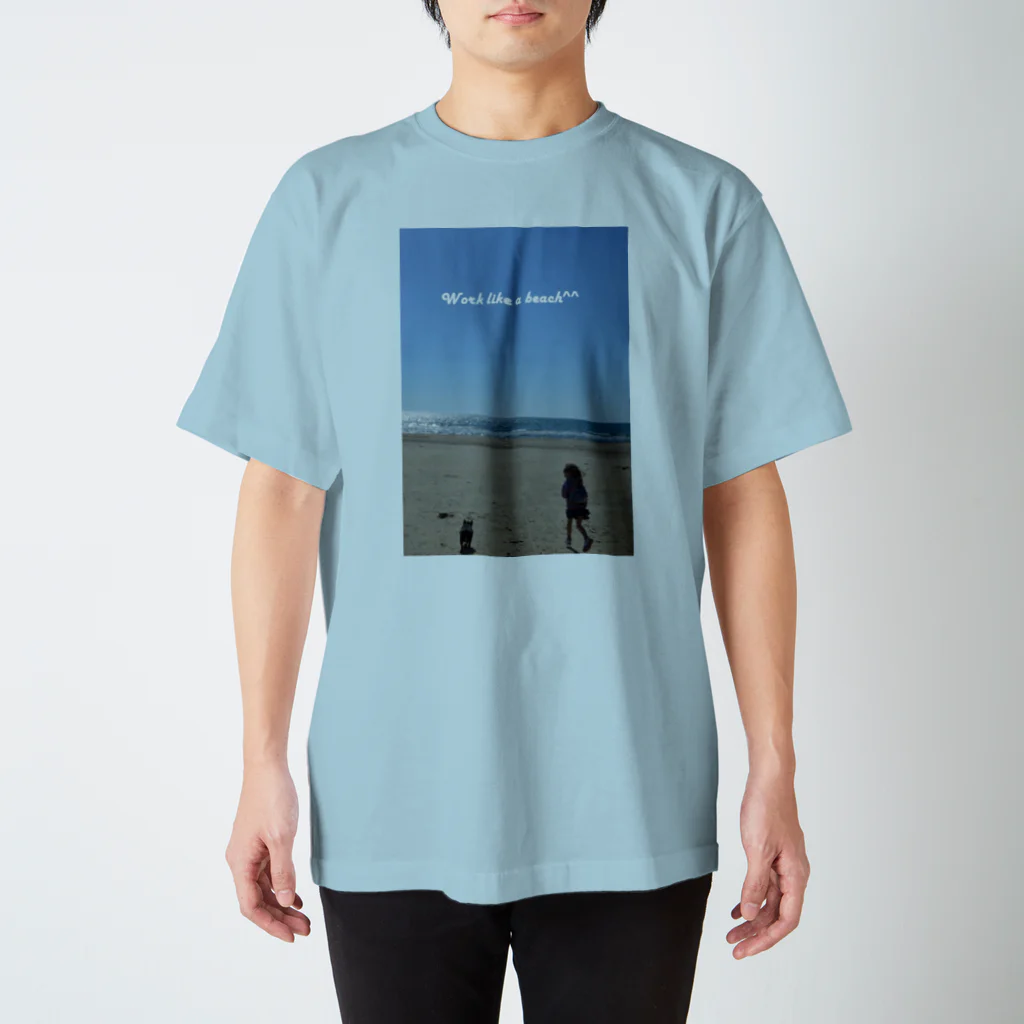 Peach OtherのWork like a beach Regular Fit T-Shirt