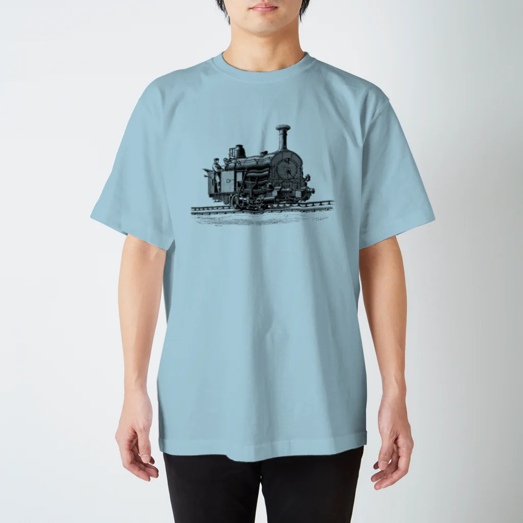 古書　天牛書店の汽車＜アンティーク・プリント＞ Regular Fit T-Shirt