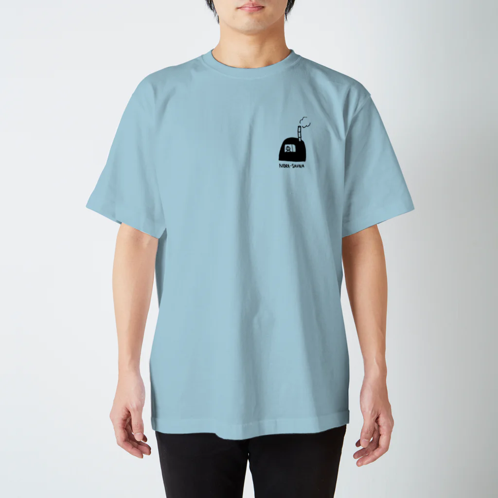 NORA-SAUNAの【絵柄小さめ】いつも心にNORA-SAUNA Regular Fit T-Shirt