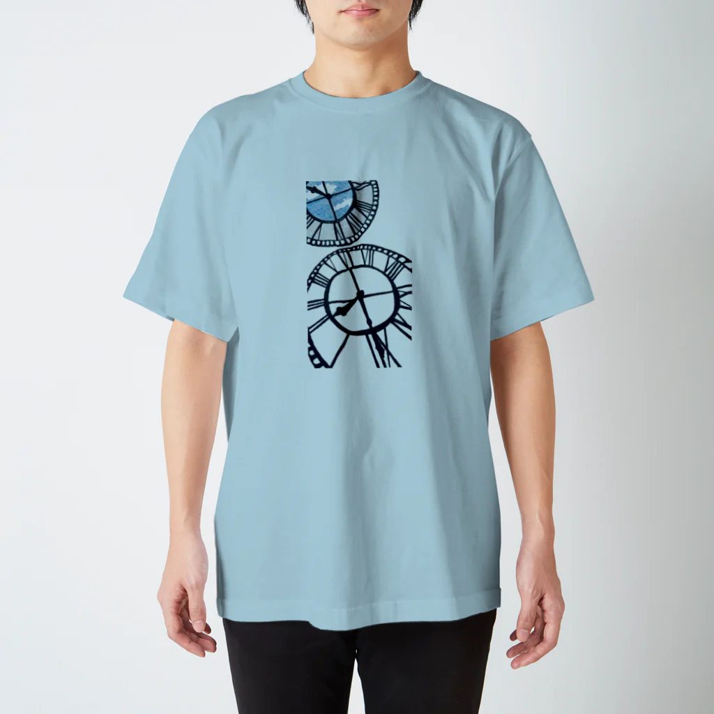 covo工房のtime goes by(黒) スタンダードTシャツ