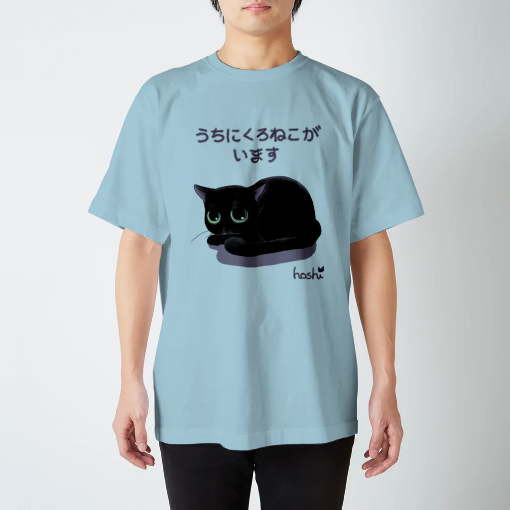 くろねこ倶楽部のうちにくろねこがいます スタンダードTシャツ