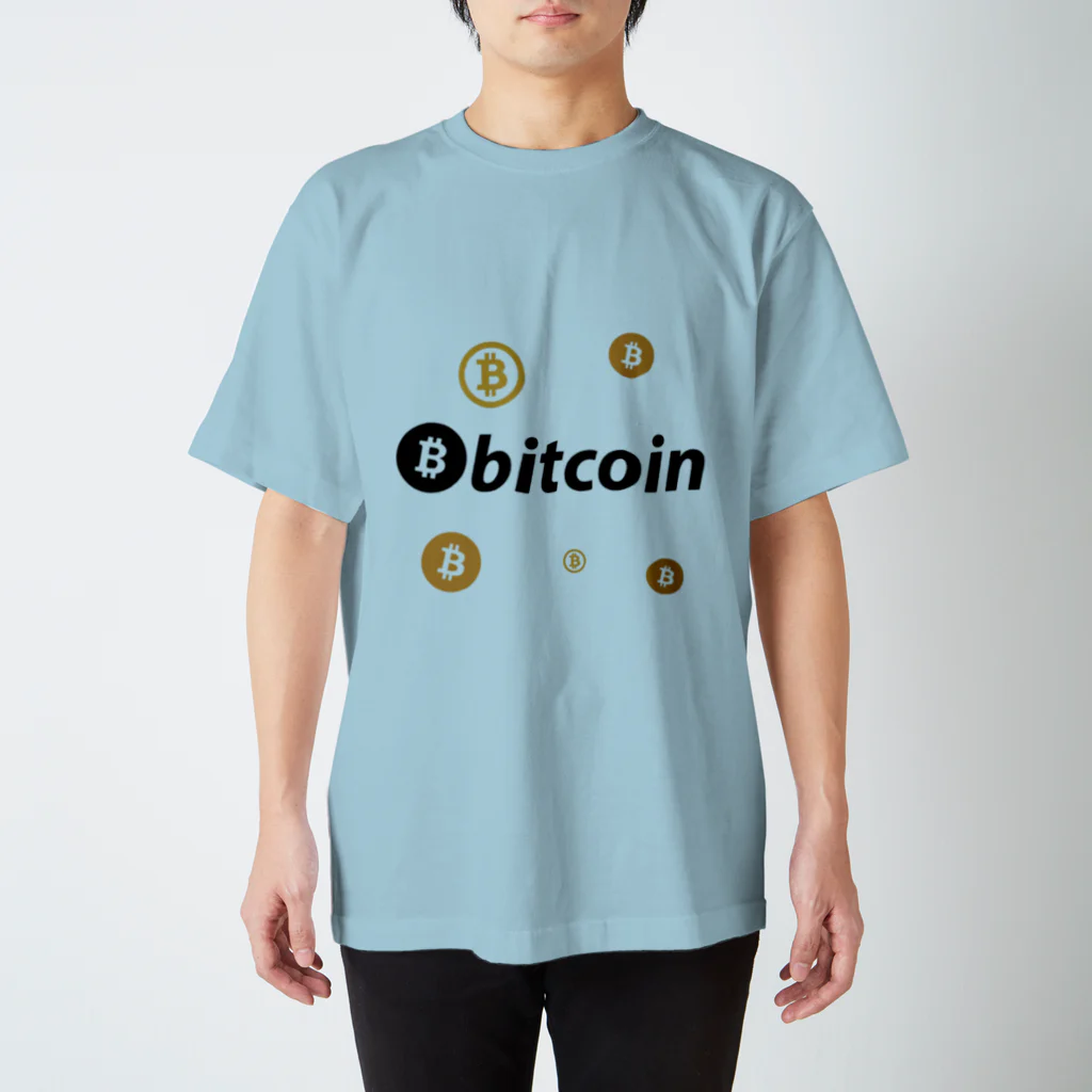 おすわりにゃん太郎のビットコイン Regular Fit T-Shirt