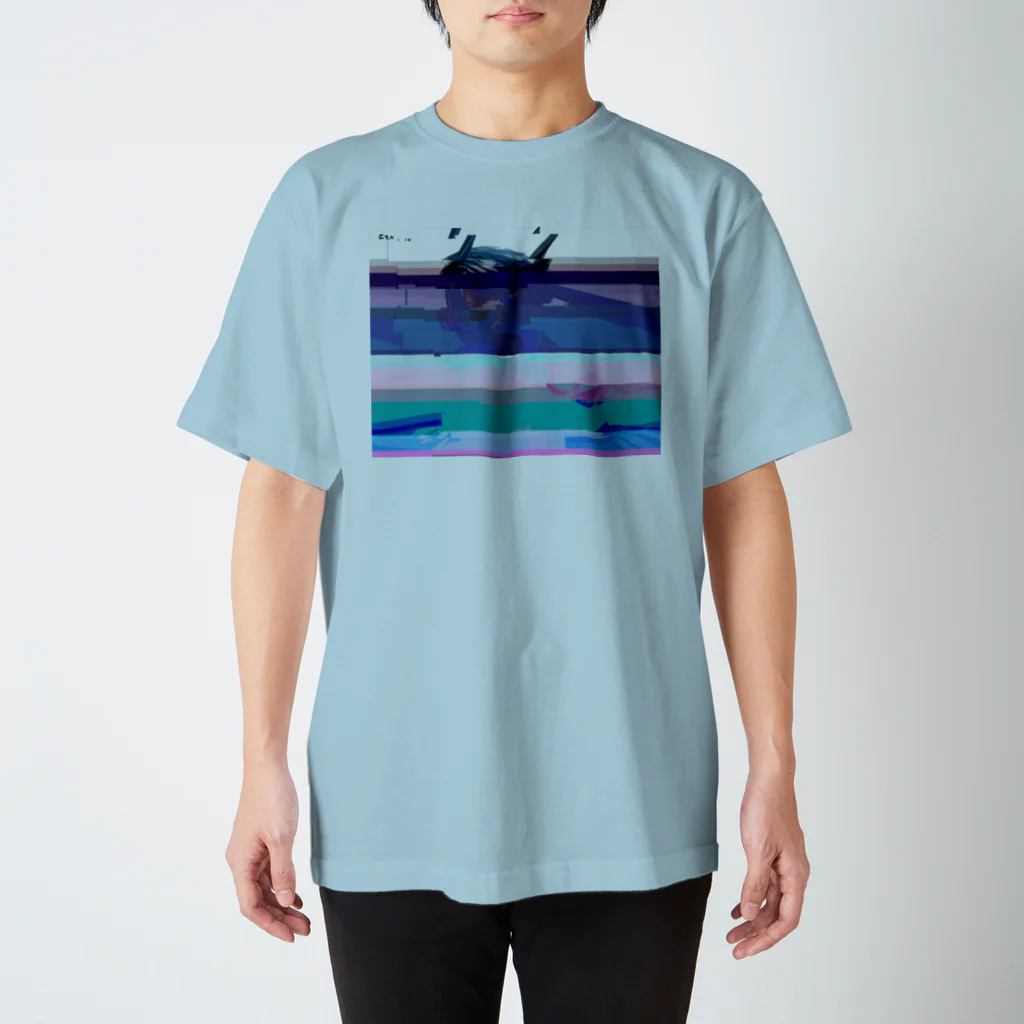 サワダモコ Moco Sawadaのグリッチセーラーちゃん Regular Fit T-Shirt