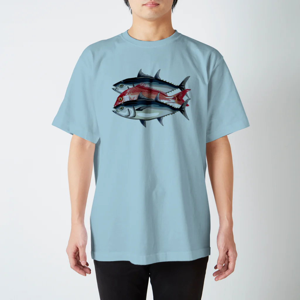 sakotsu600の鮪鯛 スタンダードTシャツ