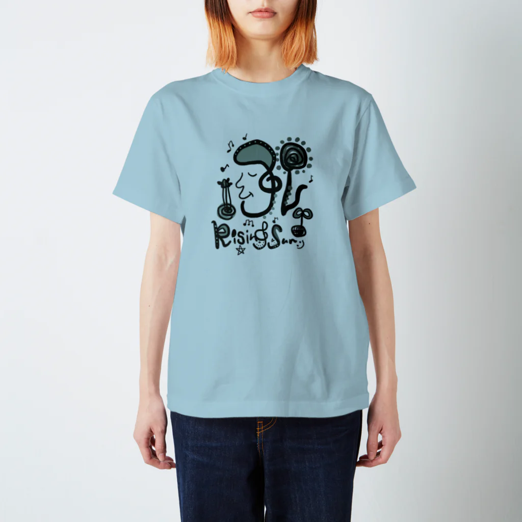 AmIyu のRising Sun    LBL スタンダードTシャツ