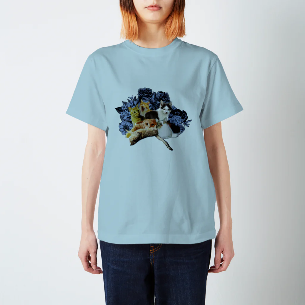 ANIMAL IS GOODの眠猫2（透過） Regular Fit T-Shirt