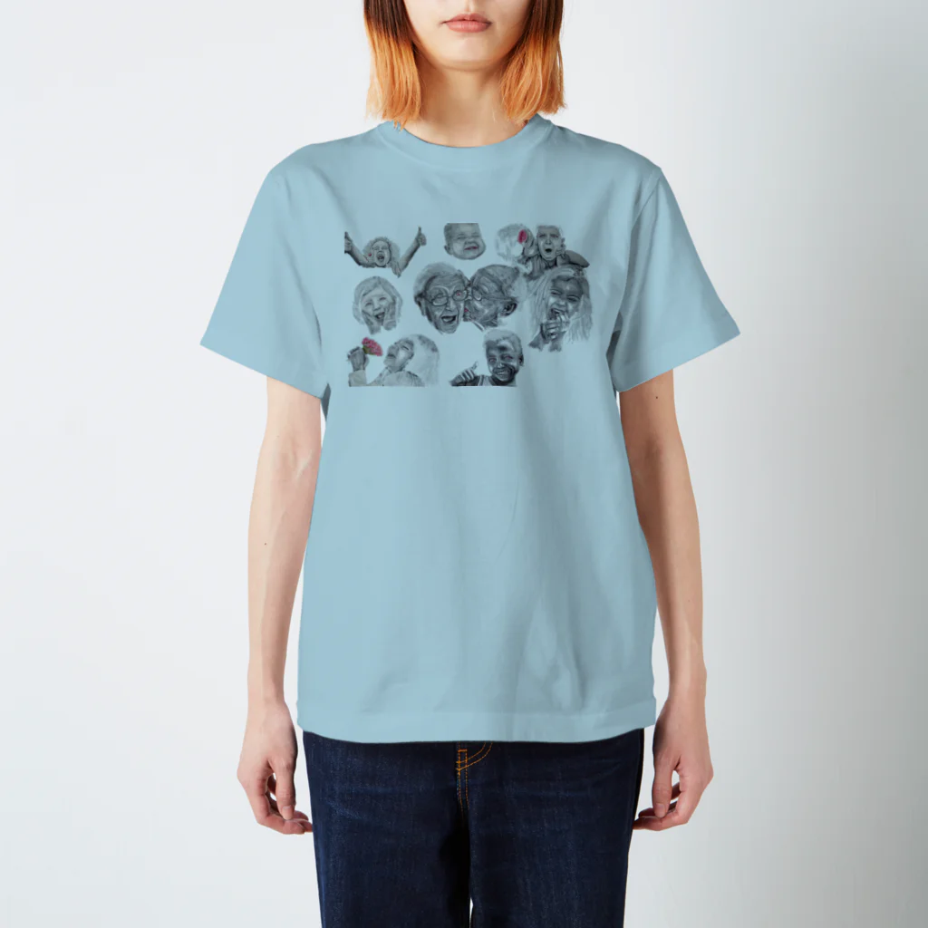 Owl's Dream　アウルズドリームのlove, peace and happiness スタンダードTシャツ