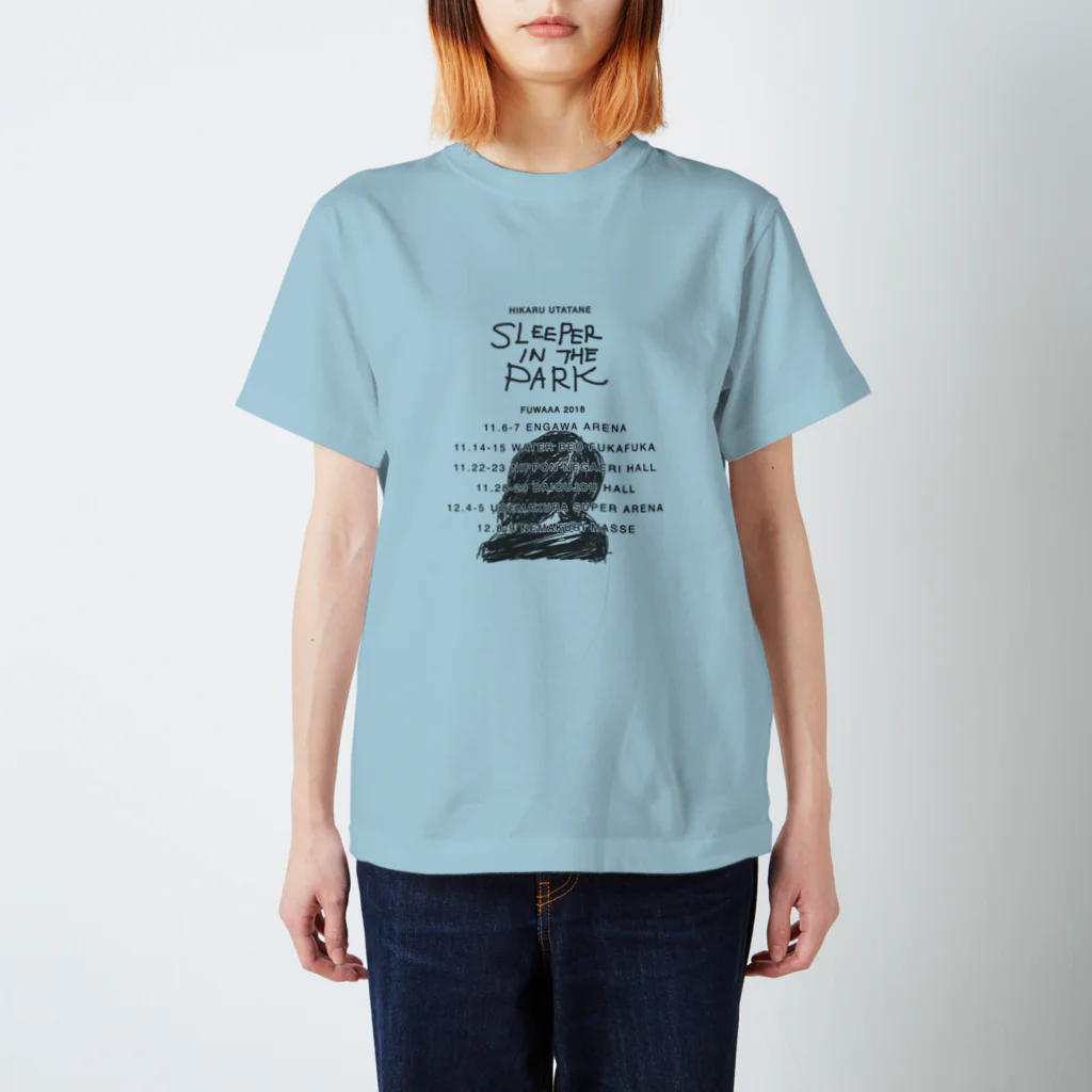 うたた寝ヒカルの『Sleeper in the Park』ふわぁ〜スケジュール入り スタンダードTシャツ